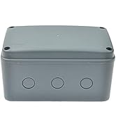 GREENCYCLE 1PK ABS Dustproof Waterproof IP66 Junction Box Universal Electrical Project Enclosure ...