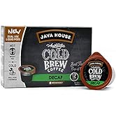 Java House Cold Brew Coffee Concentrate Single Serve Liquid Pods - 1.35 Fluid Ounces Each (Decaf,...