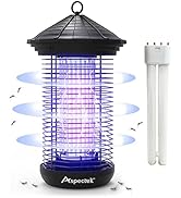 ASPECTEK Bug Zapper 20W Electric Mosquito Zapper, Insect Fly Zapper, UV Light Fly Killer for Outd...