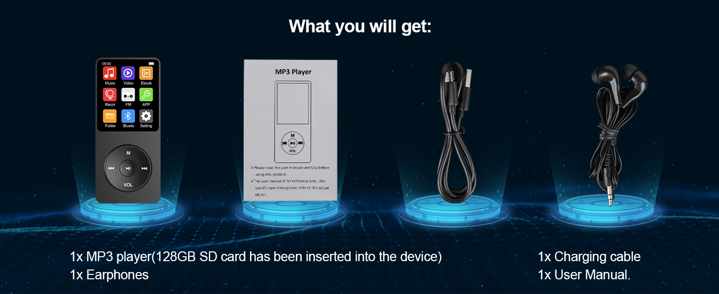 MP3 player with bluetooth