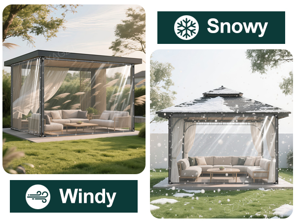 10x10 clear tarp heavy duty waterproof