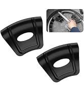 Turcee 2PCS Rim Protector for Car Wheels,Non-Slip Wheel Rim Protector with Double Rib &amp; Finger Ho...
