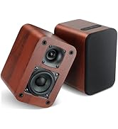 RIOWOIS Powered Bluetooth Bookshelf Speakers, 40W Record Player Speakers with 2.75 Inch Woofer, S...
