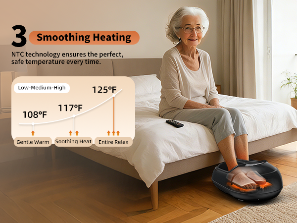 shiatsu foot massager with heat