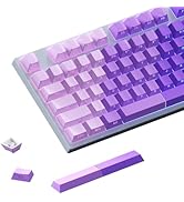 AKepopery Side Print Shine-Through Double Shot PBT Keycaps Set - 121 Keys, Cherry Profile, for MX...