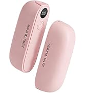 2-in-1 Magnetic Rechargeable Hand Warmers, 2 Pack Electric Handwarmers with 3 Heat Levels, Portab...