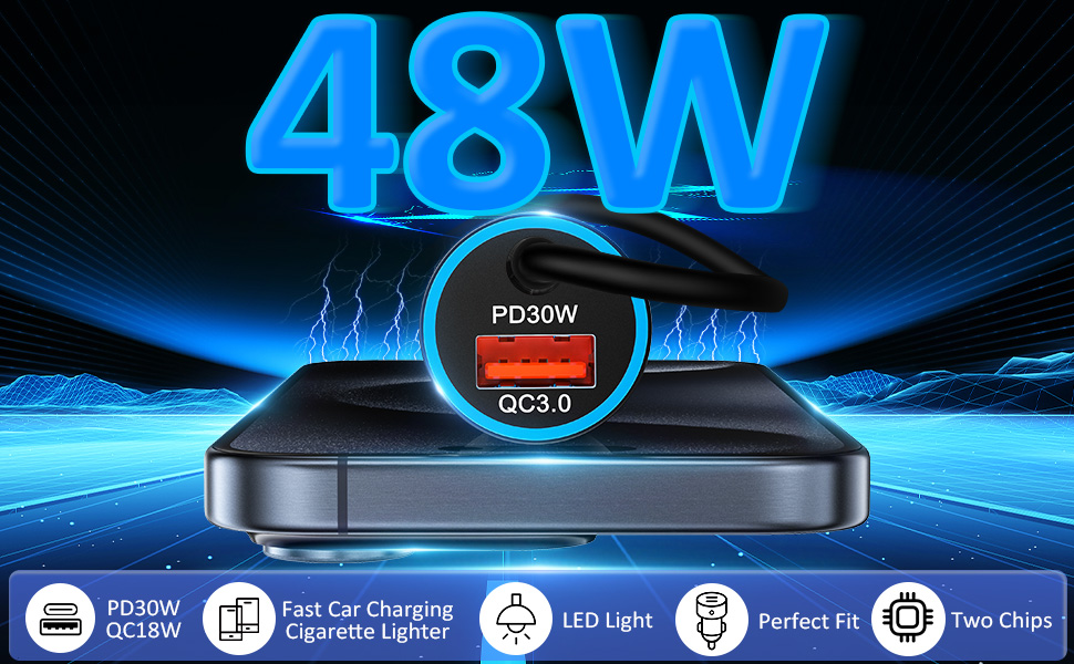 type c car charger