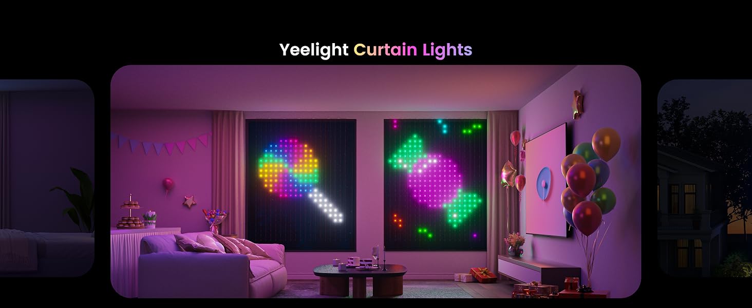 Smart Curtain Light for Christmas/Halloween/New Year