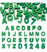 FASHEWELRY 36Pcs Large Letter Beads Chunky Number Beads for Friendship Bracelets Keychains Making...