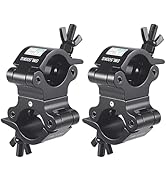Pro TUV Swivel Truss Clamp Black 2 inch, 2 Packs GZhumin Heavy Duty 1100lb / 500kg Swivel Coupler...