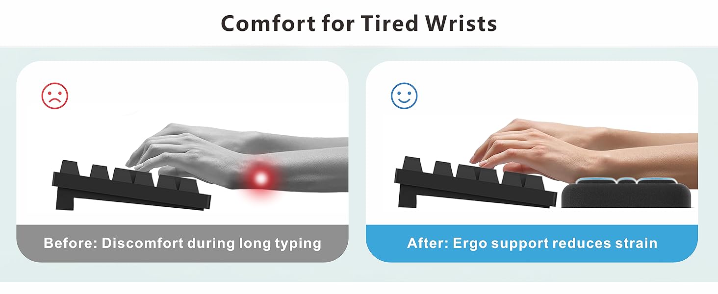 wrist rest for keyboard and mouse