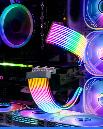 RGB PSU Extension Cable Cover Kit