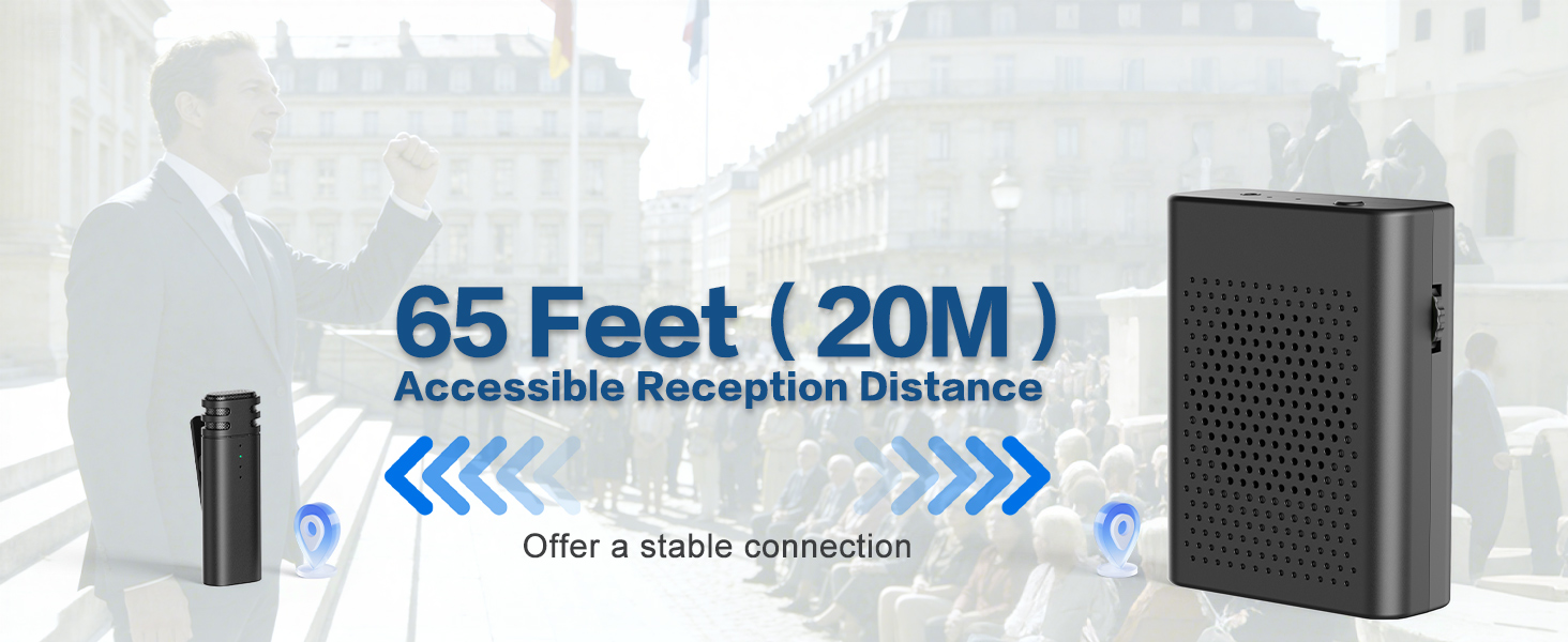 65Feet 20Meter Long Reception Distance