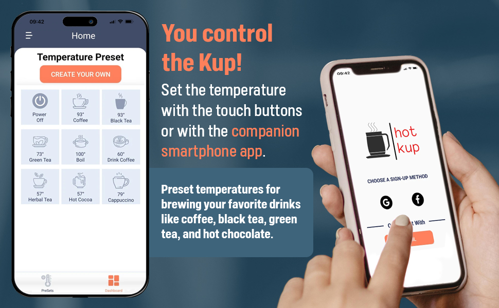 Heated Coffee Mug Temperature Controlled 14 oz Smart Cup