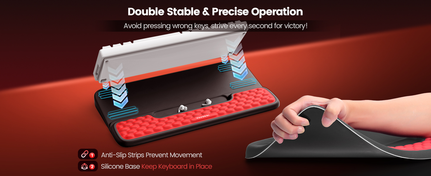 keyboard pad with wrist rest