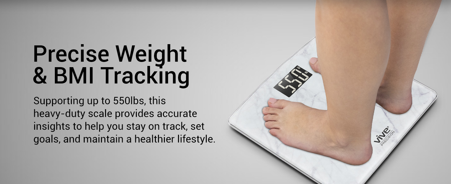 Precise Weight &amp; BMI Tracking
