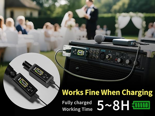 Wireless XLR Transmitter and Receiver