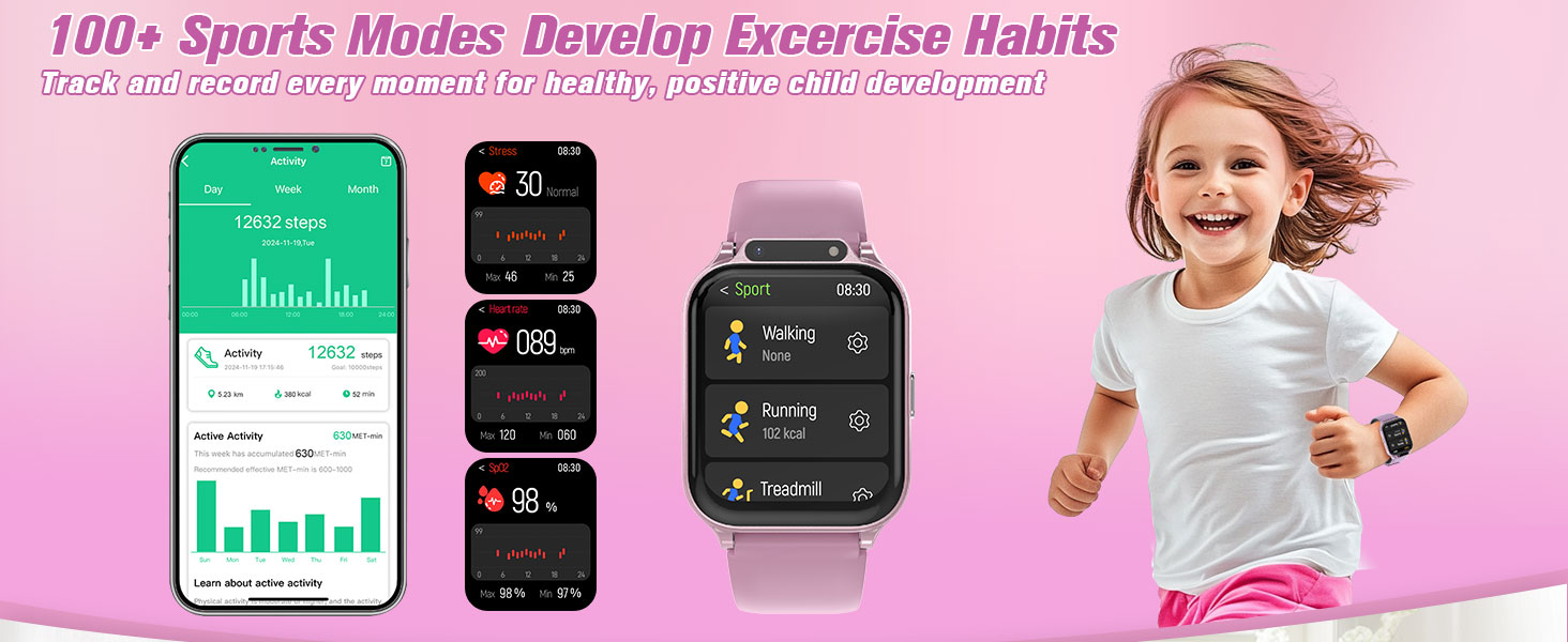 girls watch kids smart watches girl toys age 6-7 years old toys for girls 8-10 kids toys girls 8-10