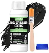 JAOJAO Rubber Coating, Tool Handle Dip Coating Rubber Dip for Tools Peelable Insulation &amp; Anti-Sl...