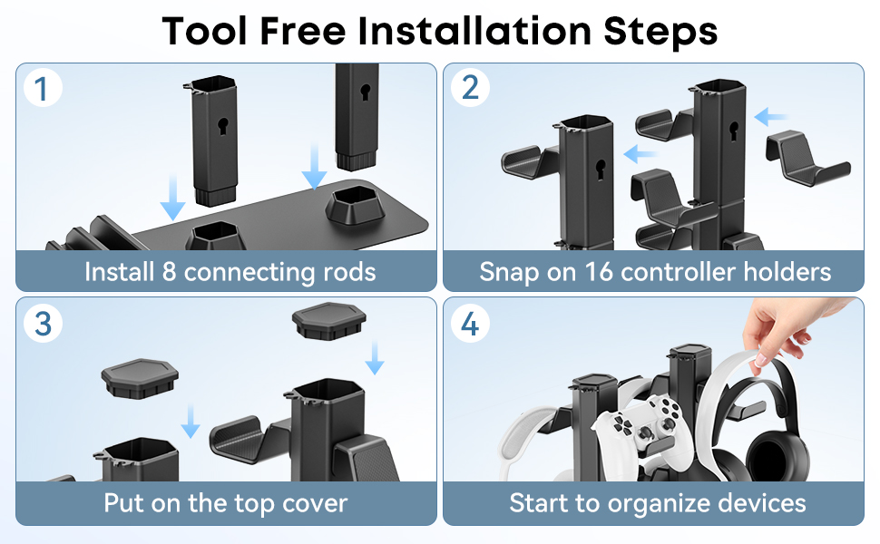 16 controllers holder