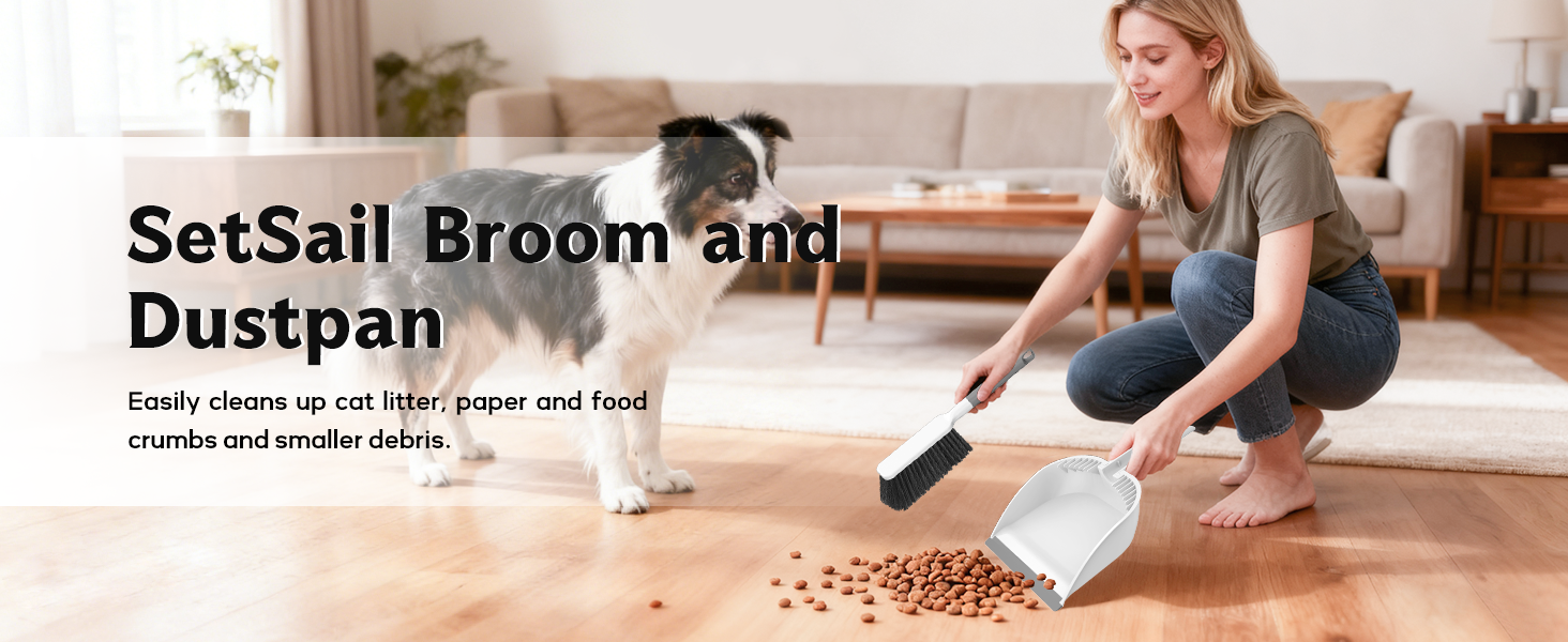 Small Dustpan and Brush Set