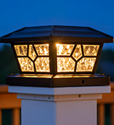 solar post lights