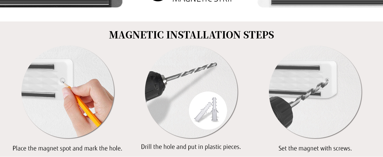 knife magnetic strip