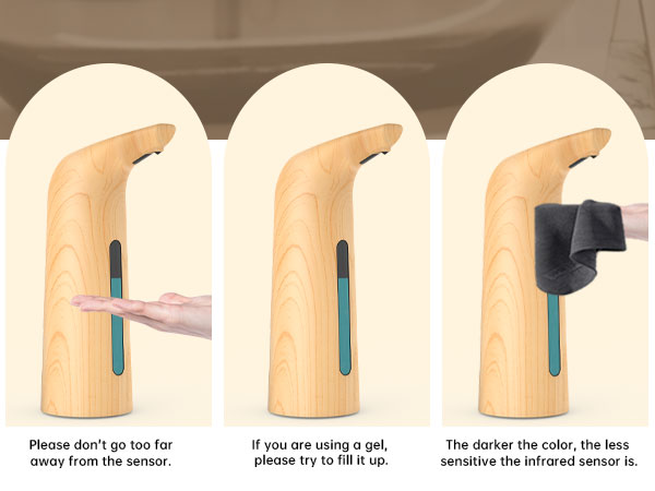 automatic soap dispenser for kitchen sink