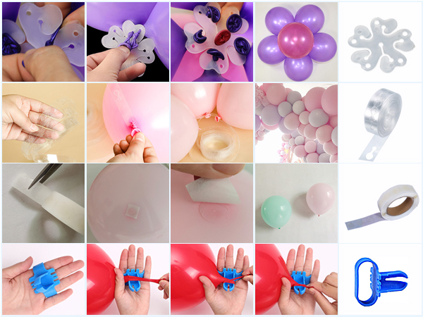 Balloon Pump Kit Electric Balloon Garland Arch Kit Air Blower Inflator Party Decoration Tape Strip