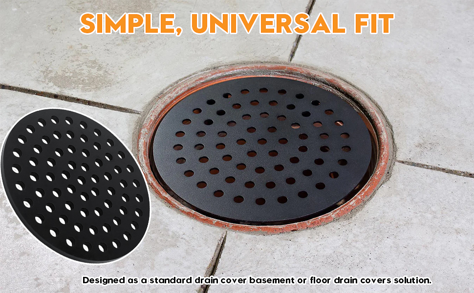 6.5 Inch Cast Iron Drain Covers