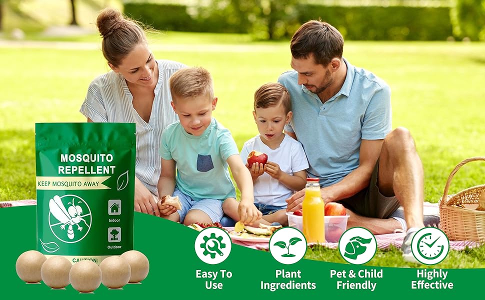Mosquito repellent ball