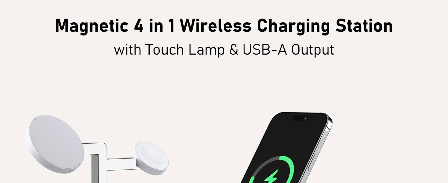 4 in 1 charging station for apple devices