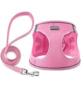 BOOMIBOO Dog Harness with Leash Set, No Pull Adjustable Reflective Step-in Puppy Pet Vest Harness...