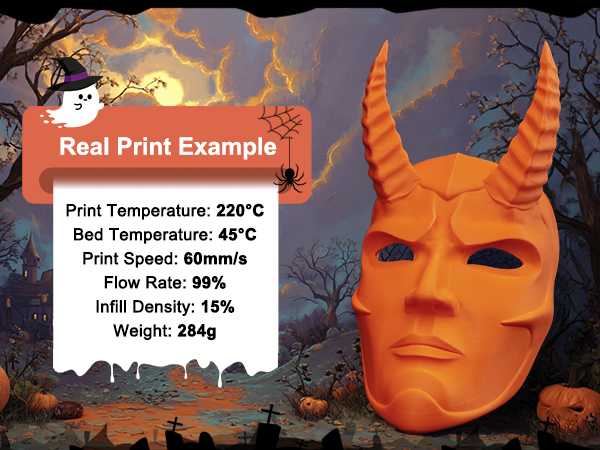 halloween pla filament