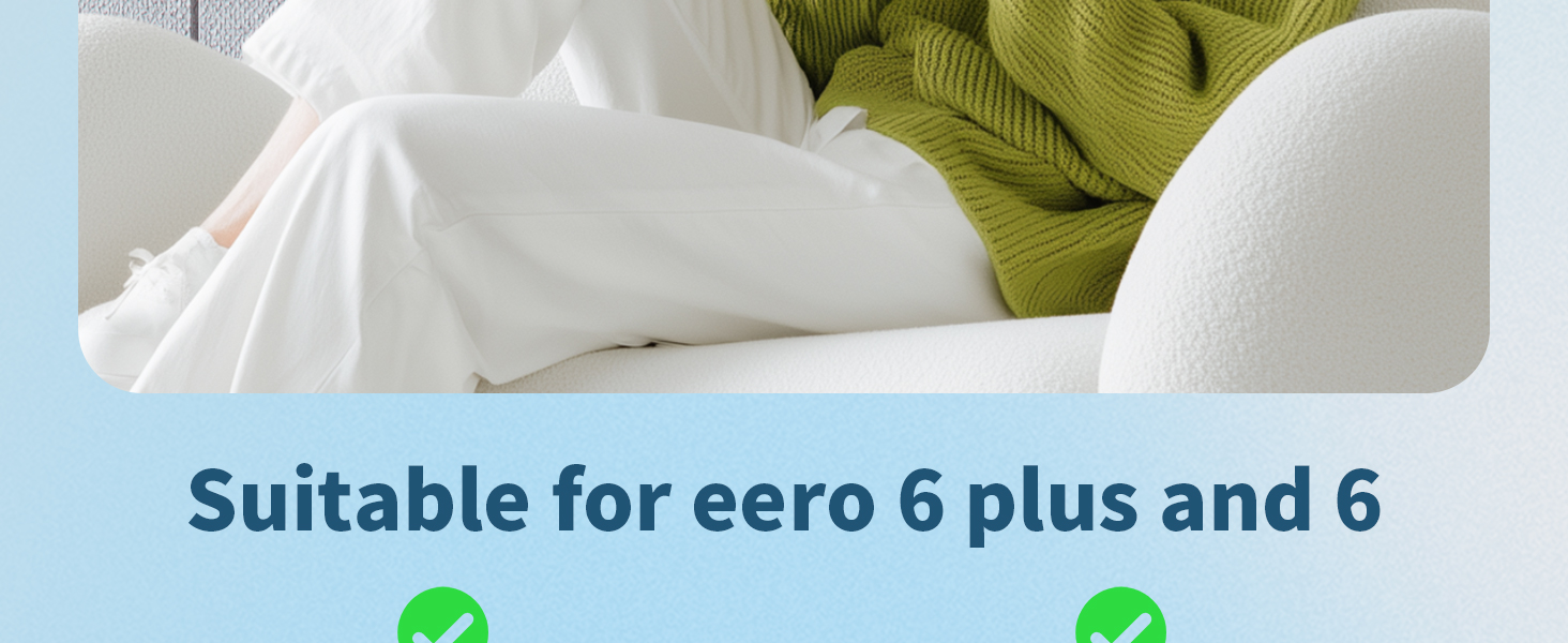 Wall Mount Holder for eero 6 and for eero 6+ Router Stand Bracket