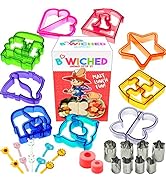 29pc Sandwich Cutter Set for Kids of All Ages - Turn Vegetables, Fruits, Cheese, and Cookie Into ...