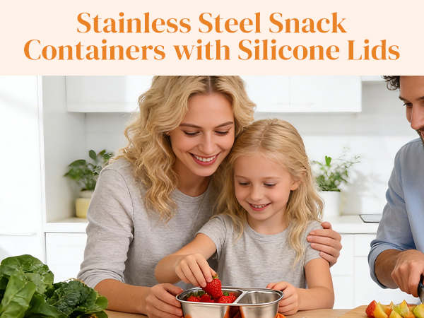 Stainless Steel Snack Containers