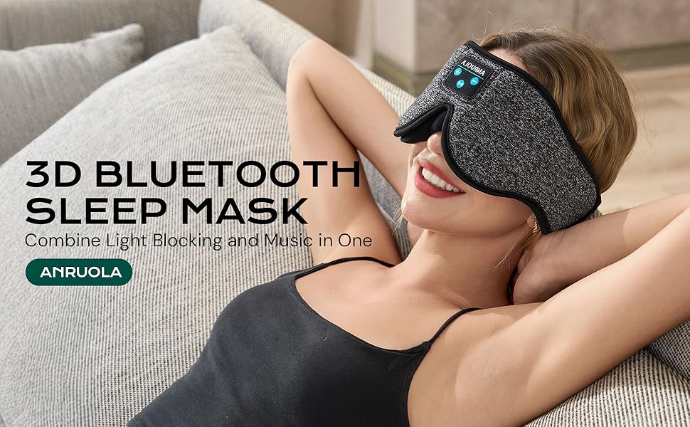 sleep mask with Bluetooth headphones, Bluetooth sleep mask, sleep headphones