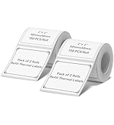 NIIMBOT 2Rolls Labels for B1 B21 B3S K3, 2'' x 2'' (50x50mm) Label Maker Tape, Waterproof, Oil-Pr...