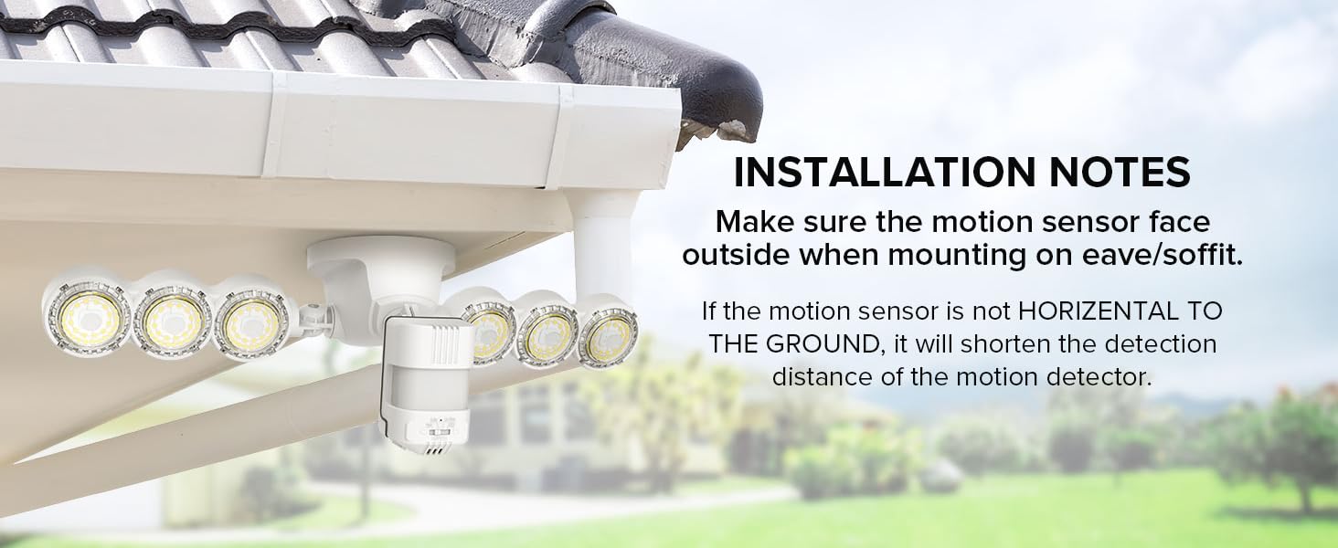 outdoor motion sensor light