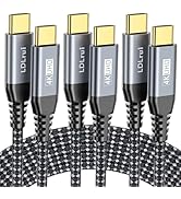 USB C Cable [3FT, 3 Pack] 20Gbps High Speed Data Transfer, 4K@60HZ UHD USB C Monitor Display Cabl...