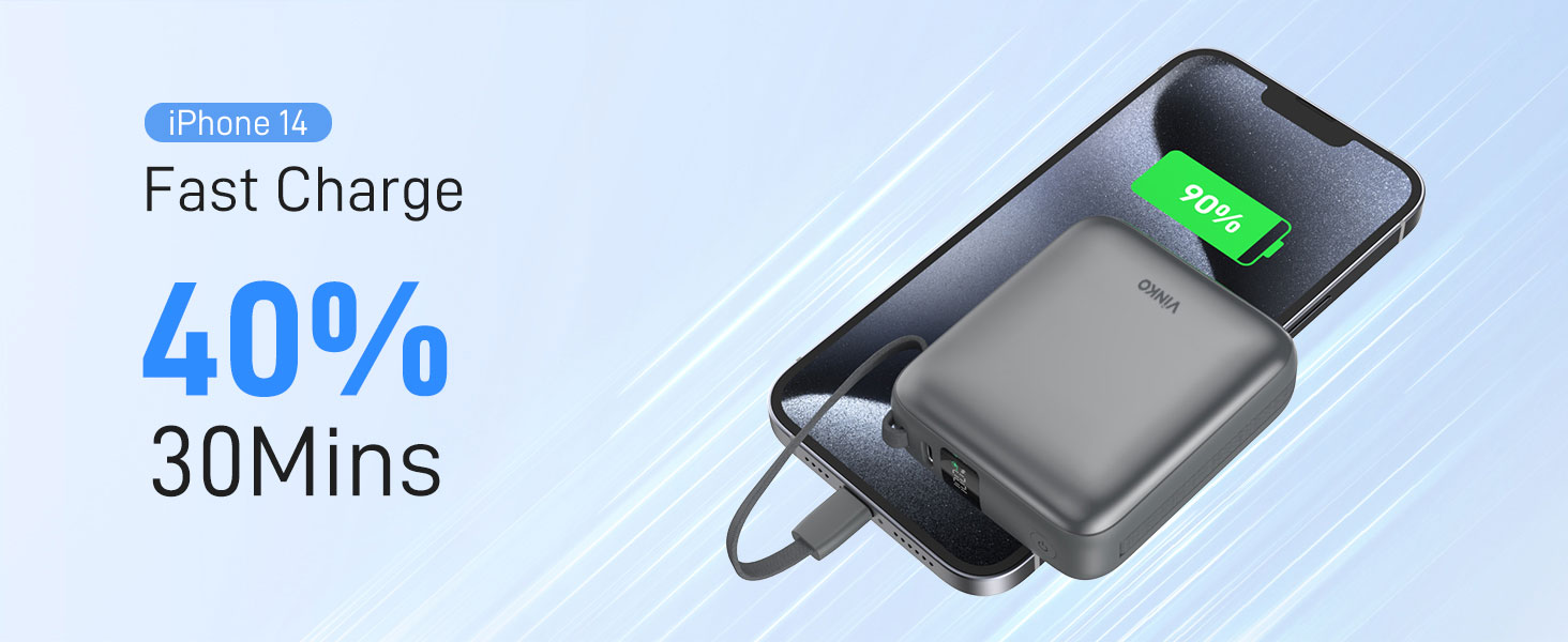 cell phone battery pack smart digital led display phone battery bank portable charger