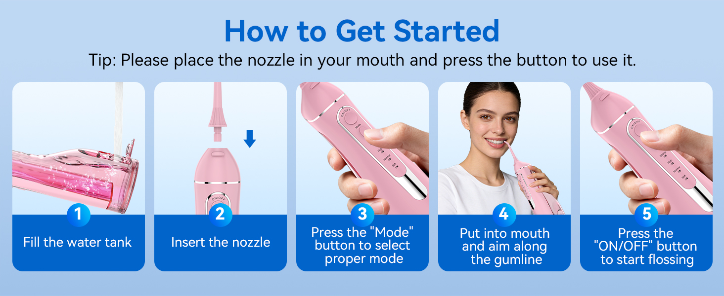 oral irrigator for braces care