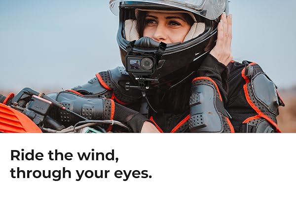 Action camera chin mount