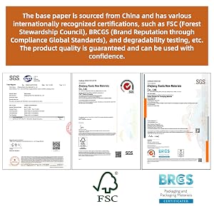Various certificates