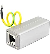 CERRXIAN RJ45 Ethernet Network Surge Protector Outdoor Arrester Protection Device for POE Switch ...