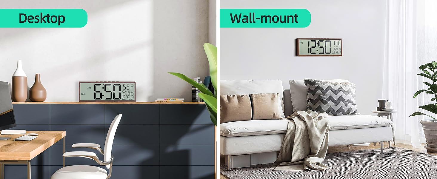 digital wall clock