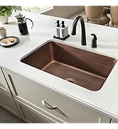 Sinkology Orwell Copper 30" Single Bowl Undermount Kitchen Sink