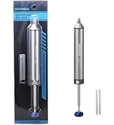 KeenWise DS-352 Solder Sucker: No-Clog Aluminum Desoldering Pump, Extra Heat-Resistant Nozzles, H...