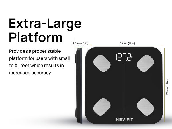 I-BF004 - Bluetooth Smart Body Fat Scale - Premium A+ - mobile